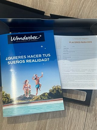 Caja Wonderbox experiencia para dos