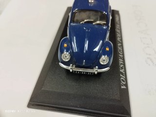 Miniatura VW Carocha Polícia Azul