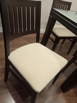 Mesa comedor extensible + 6 sillas