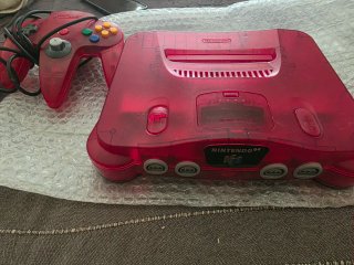 Nintendo 64 Roja Transparente