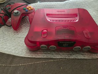 Nintendo 64 Roja Transparente