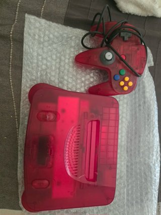 Nintendo 64 Roja Transparente