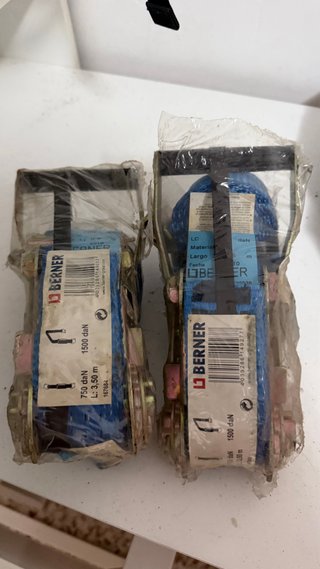 Lote de filtros y cinchas de sujeción