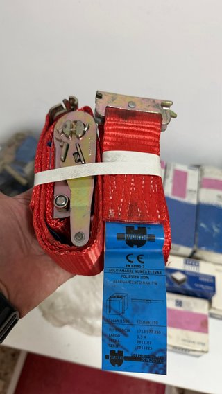 Lote de filtros y cinchas de sujeción