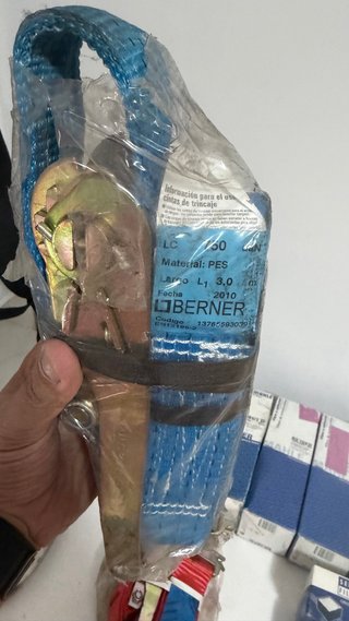 Lote de filtros y cinchas de sujeción