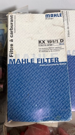 Lote de filtros y cinchas de sujeción