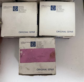 Lote de filtros y cinchas de sujeción