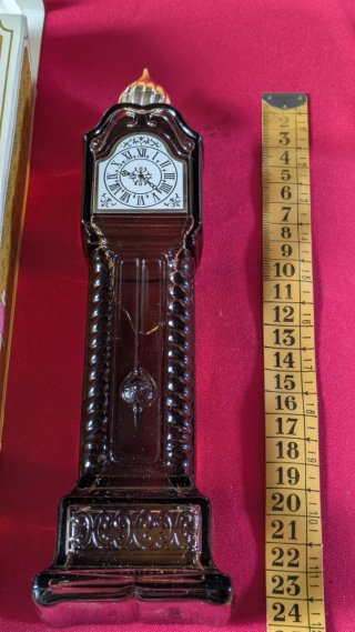 Avon Vintage Colonia Reloj Marrón Dorado