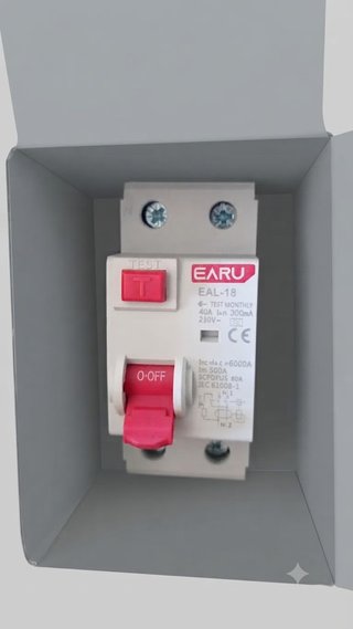 EARU EAL-18 40A RCCB Interruptor Corriente Residua