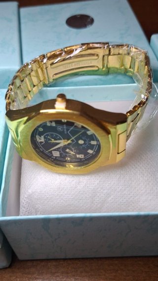 Orologio da uomo (NUOVO) Aurionn oro e nero