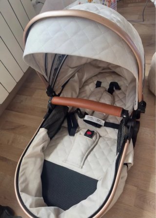 Carrito de bebé plegable