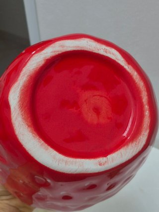 Ciotola fragola in ceramica