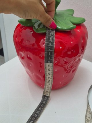 Ciotola fragola in ceramica