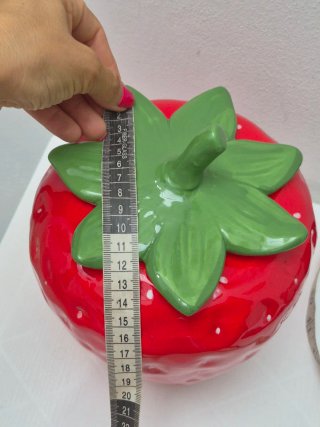 Ciotola fragola in ceramica