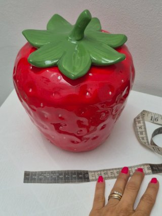Ciotola fragola in ceramica