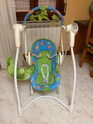 Hamaca para bebé con arco de juegos