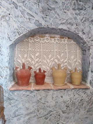 Botijos de distinto tamaño en 3d para Belén