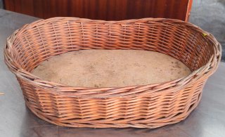 Cestas de mimbre artesanales