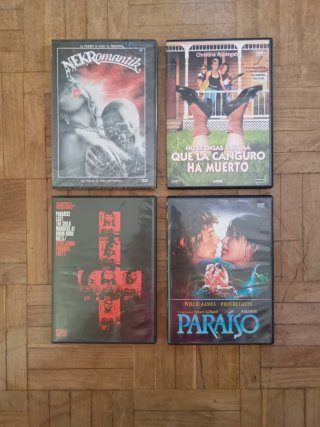 DVDs varios titulos. Terror y Comedia