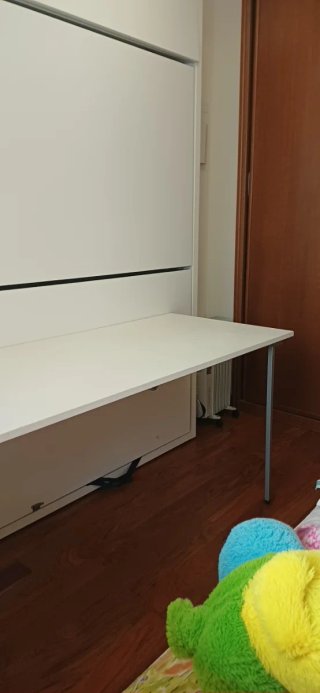 Litera abatible con mesa y colchones incluidos