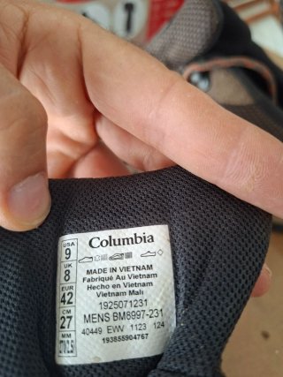 Botas Montaña Columbia Talla 42