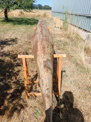 Piragua de madera antigua