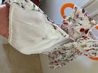 Vestido Tizzas Bebé Flores Smock
