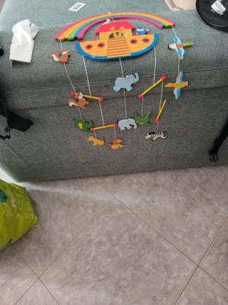 Móvil de cuna Arca de Noé