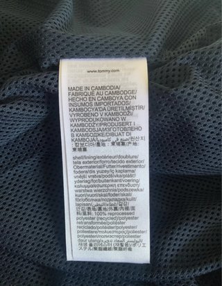 Chaqueta Bomber Tommy Jeans Azul