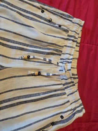 Calções de riscas Bershka