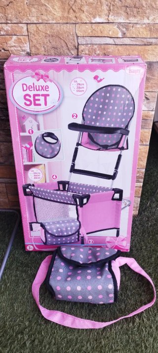 Set Trona y Cuna Bebé Muñecas