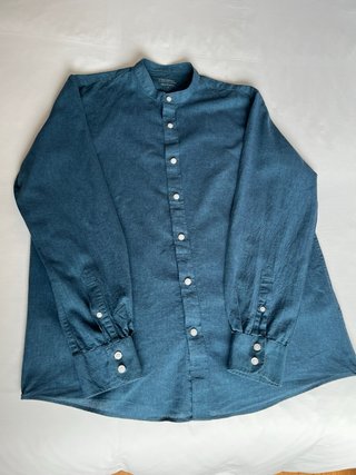 Camisa Lino/Algodón Cortefiel Talla L
