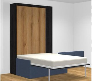 Cama Abatible Vertical con Sofá y colchón 135x190