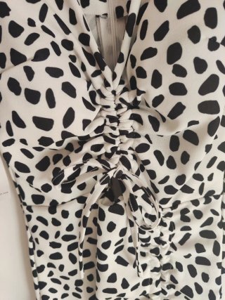 Vestido Pura Vida Clothes volantes animal print