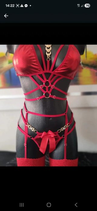 Conjunto Lenceria Brillo Talla Única