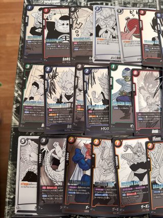 Lote 50 Cartas Dragon Ball Manga Booster