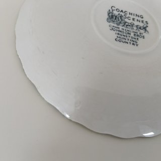 🇬🇧 JOHNSON BROS Taza y platito porcelana inglesa