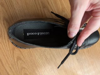 Zapatos plataforma hebilla negros