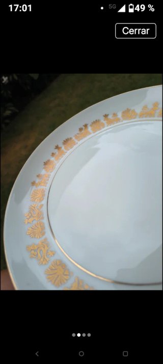 Platos de porcelana. Bidasoa