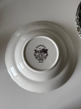 4 Platos Hondos Vintage Pontesa The carriage