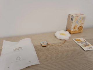 Imán Labubu Toasty Snow Baby Fluffy & Cozy Popmart