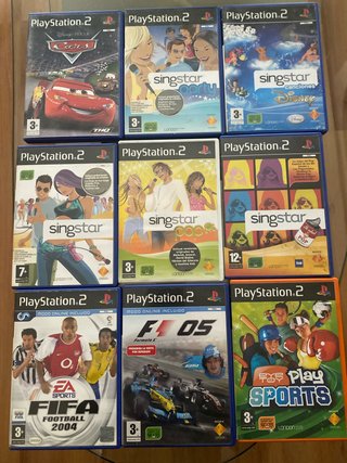 Pacchetto 9 Giochi PlayStation 2