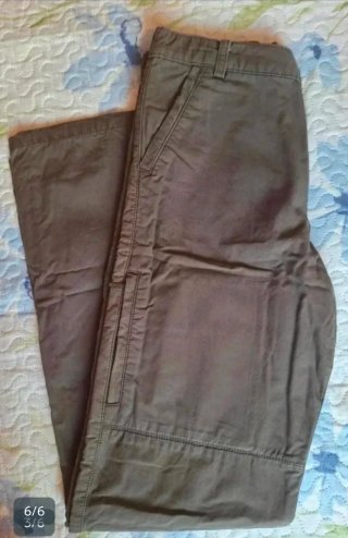 Pantalones niño azul y verde