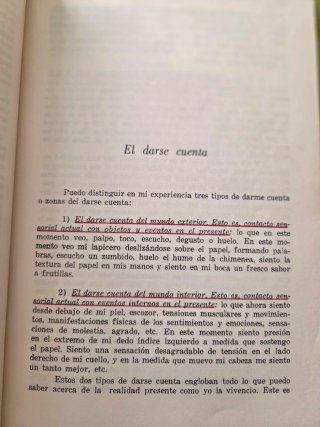 El darse cuenta. John Stevens.