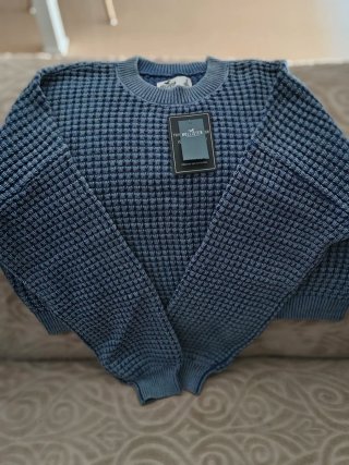 Jersey Hollister Azul Talla S