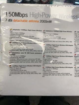 Adaptador USB WiFi Aqpox 150Mbps Ralink RT3070L