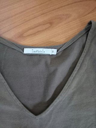 Vestido estampado marrón y blanco