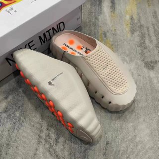 Nike Mules Blancos Naranja