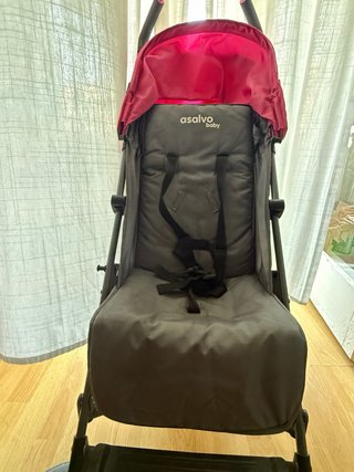 Cochecito de bebé plegable rosa