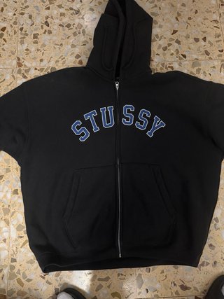Sudadera con cremallera Stussy Negra